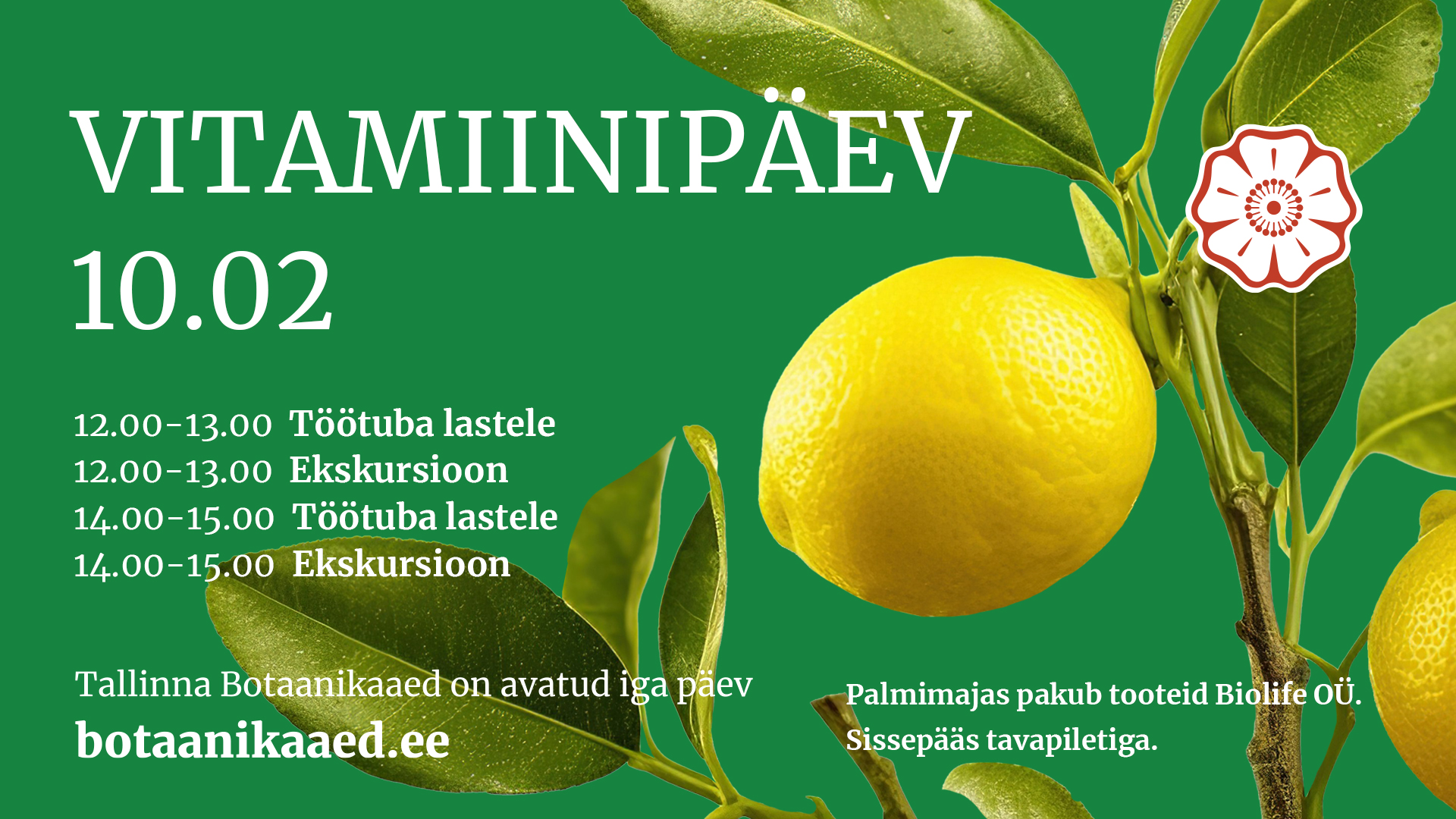 Vitamiinipaev Tallinna Botaanikaaed